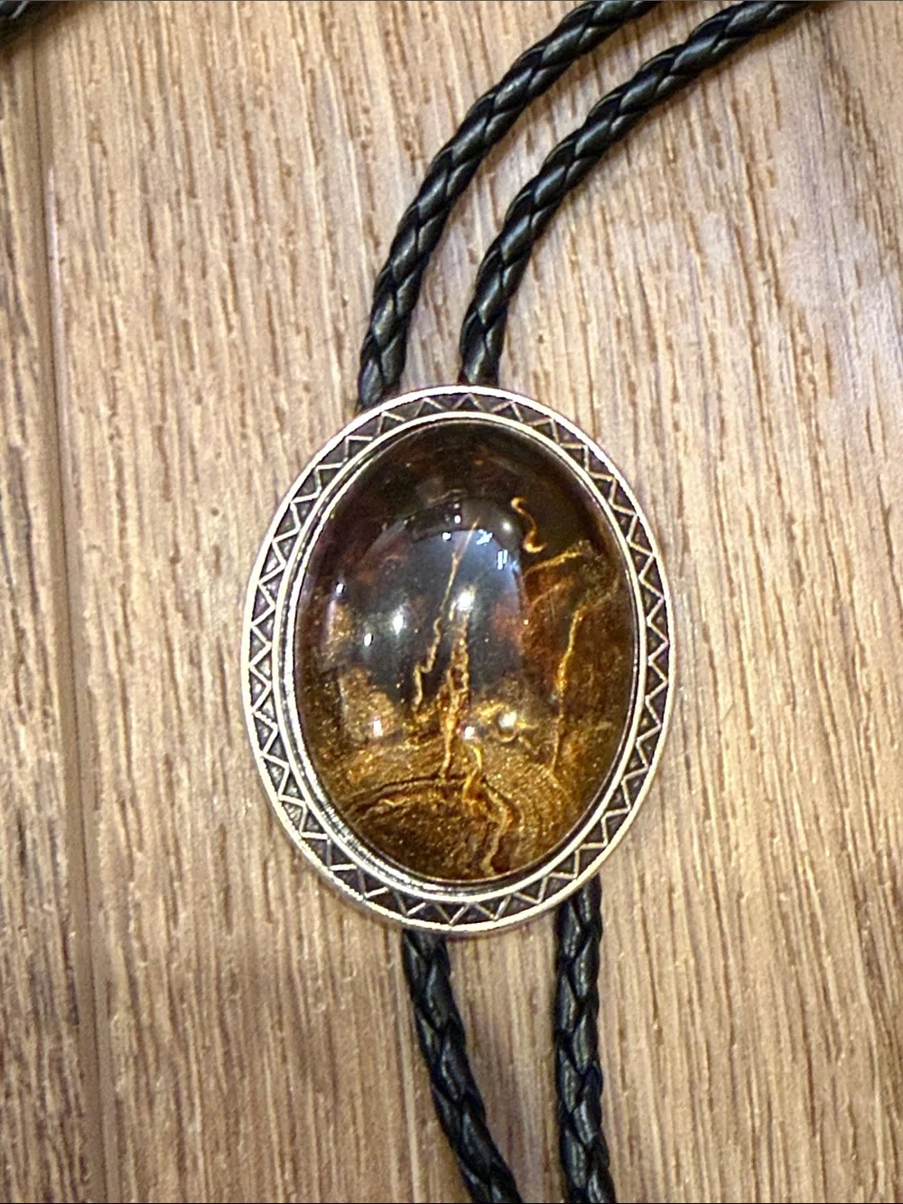 Vintage Handmade Western Leather Bolo Ties